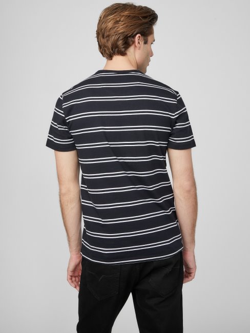 T-shirt à Rayures Peter Noir De Jais Devinez