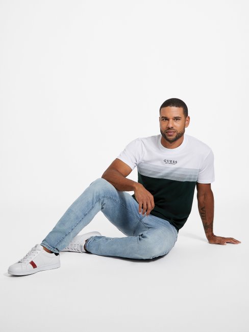 T-shirt Rami Color-block Guess Bosquet Alpin
