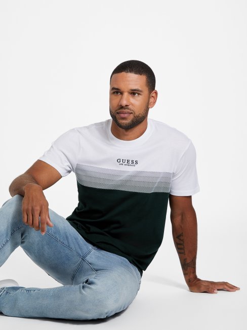 T-shirt Rami Color-block Guess Bosquet Alpin