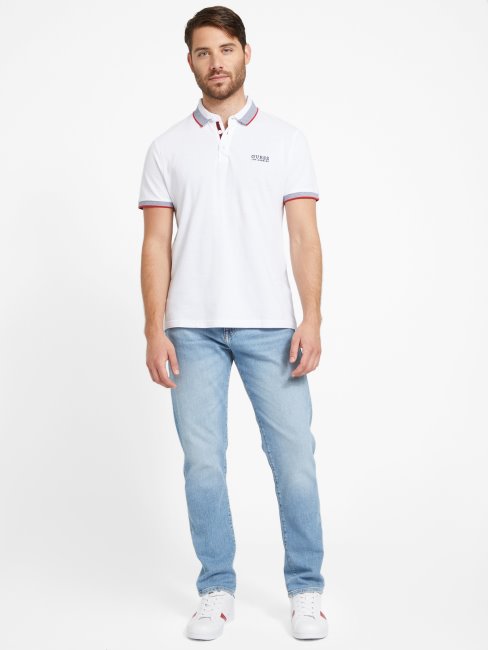 Polo Guess Blanc Pur Eco Tuna