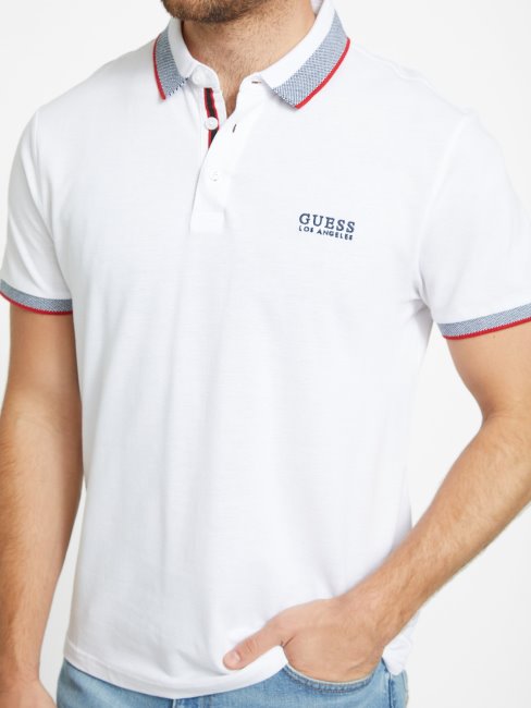 Polo Guess Blanc Pur Eco Tuna