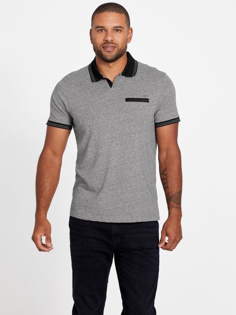 Denver Johnny Pocket Polo Guess Jet Noir Multi