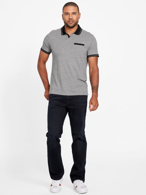 Denver Johnny Pocket Polo Guess Jet Noir Multi