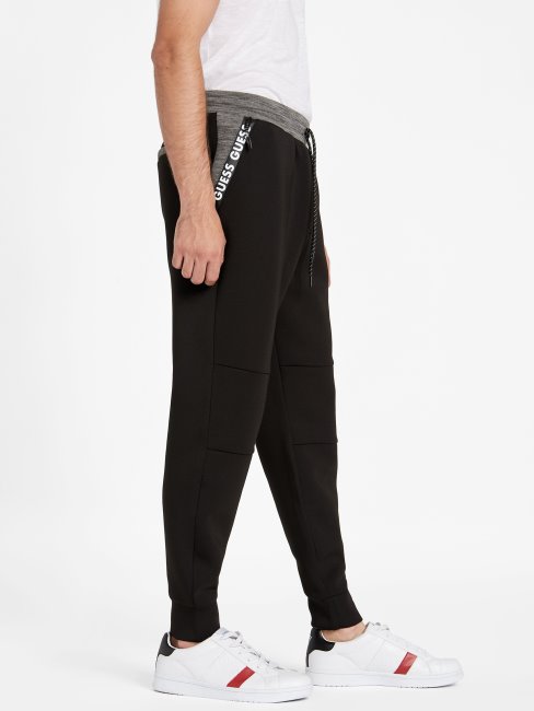 Pantalon De Jogging En Plongée Sous-marine Guess Benson Noir De Jais