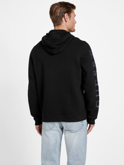 Sweat à Capuche Logo Trent Noir Jet Guess