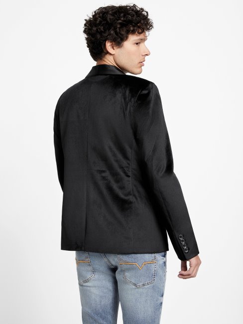 Raul Blazer En Velours Guess Noir De Jais