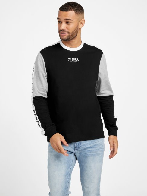 Sweat Guess Noir Jet Multi Eco Kane Color Block