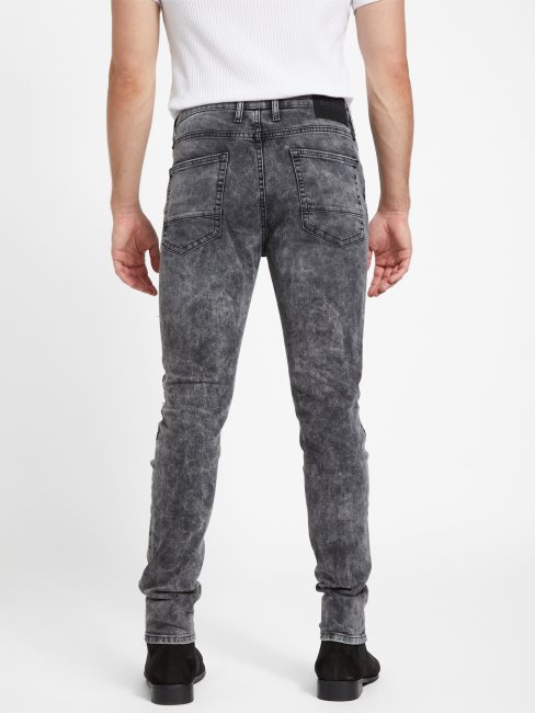 Jean Skinny Noir Destroy Guess Eco Samuel Moto