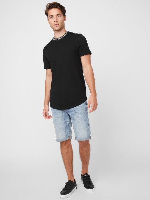 Logo Noir De Jais Ronnie Ras Du Cou Devine