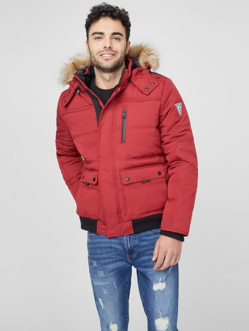 Veste Guess Duncan Rugby Rouge