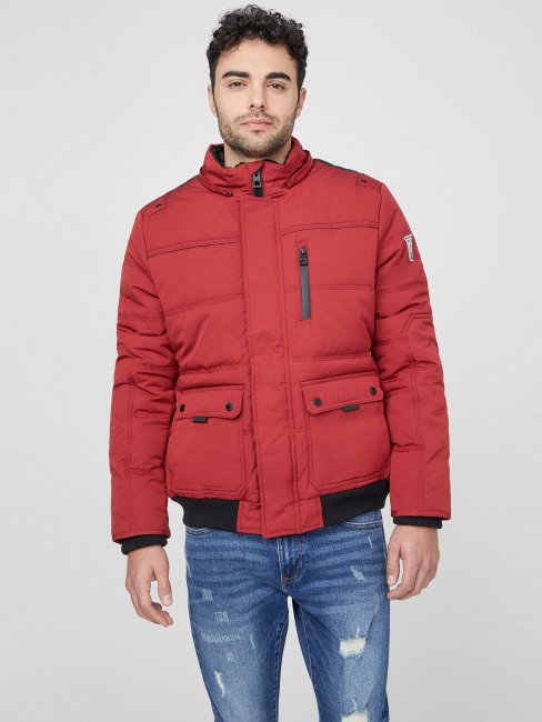 Veste Guess Duncan Rugby Rouge
