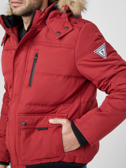 Veste Guess Duncan Rugby Rouge