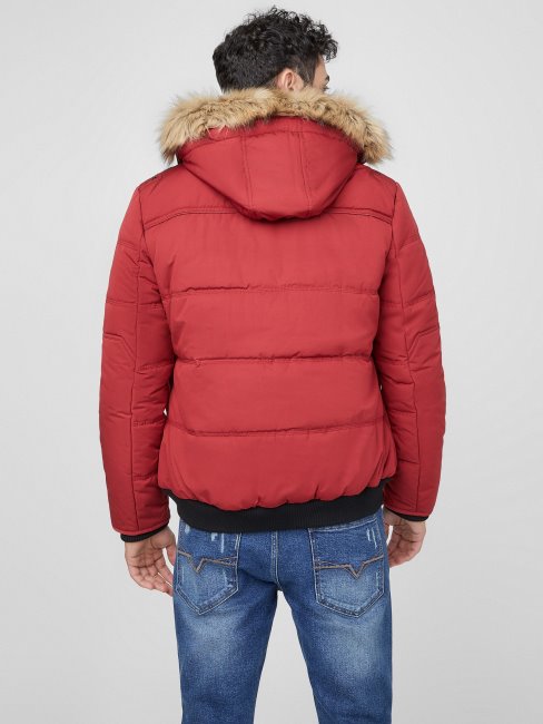 Veste Guess Duncan Rugby Rouge