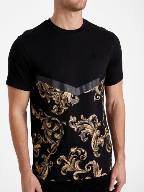 Tee Shirt Eco Cid Ras Du Cou Jet Noir Guess