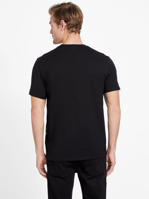 Tee Shirt Eco Cid Ras Du Cou Jet Noir Guess