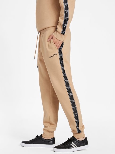 Pantalon De Jogging Guess éco Dover Taupe Grillé