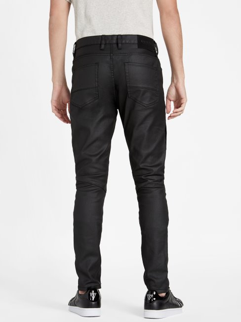 Jean Moto Enduit Cooper Guess Ecru Tint Wash
