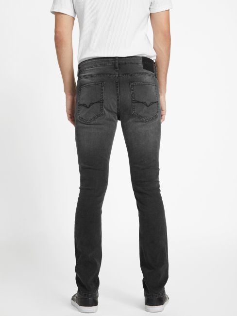 Guess Eco Liam Jean Skinny Noir Destroy