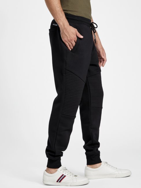 Pantalon De Jogging Moto Marlon Noir Jet Guess