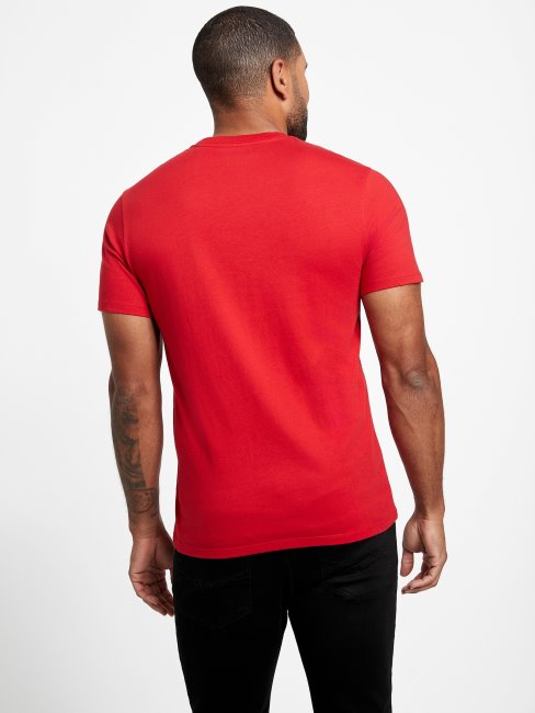 T-shirt à Logo Eco Sammo Rouge Varsity Deviner