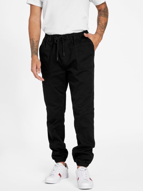 Pantalon De Jogging Guess Hemi Noir De Jais