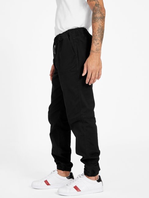 Pantalon De Jogging Guess Hemi Noir De Jais