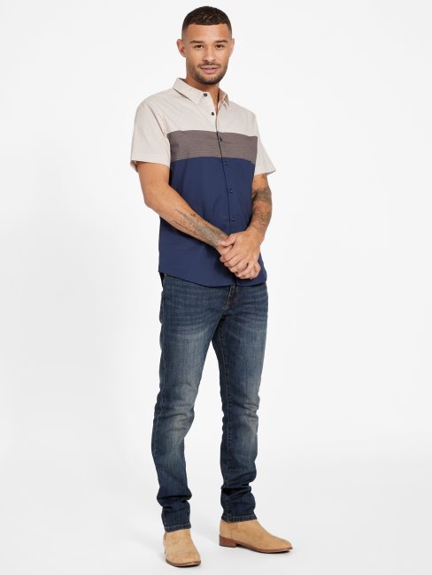 Nuisette Ferradis Color-block Bleu Noirci Guess