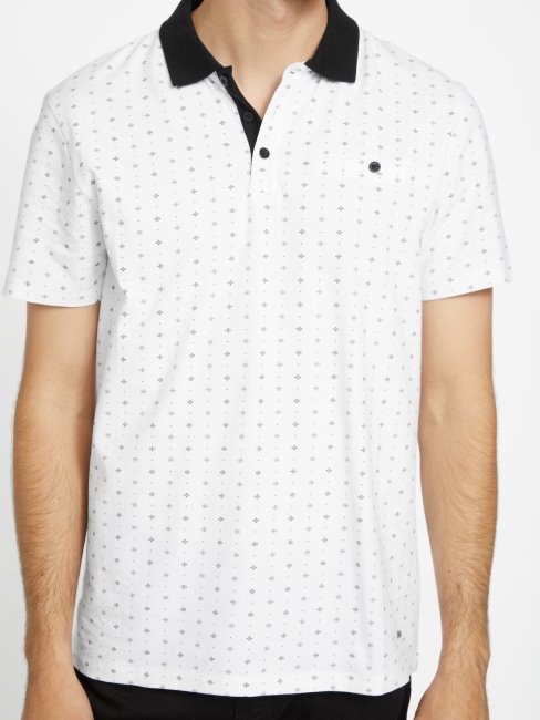 Blanc Pur Eco Ira Polo Guess