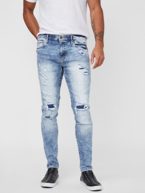 Guess Jonah Modern Skinny Jeans Moyen Destroy
