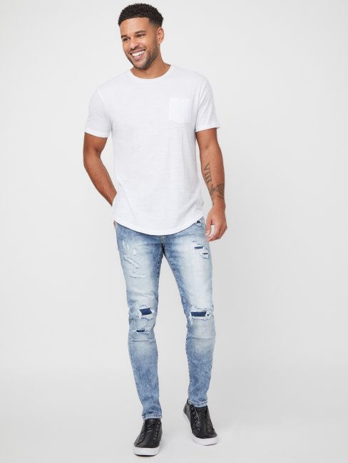 Guess Jonah Modern Skinny Jeans Moyen Destroy