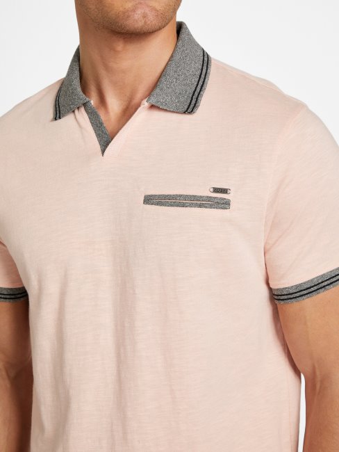 Denver Johnny Pocket Polo Vapor Rose Guess