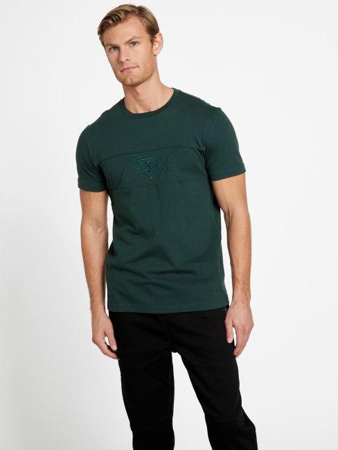 T-shirt Ras Du Cou à Logo Motzy Guess Alpine Grove