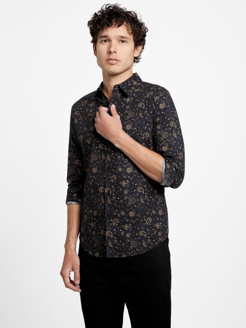 Nuisette Astro Paisley Noir De Jais Guess