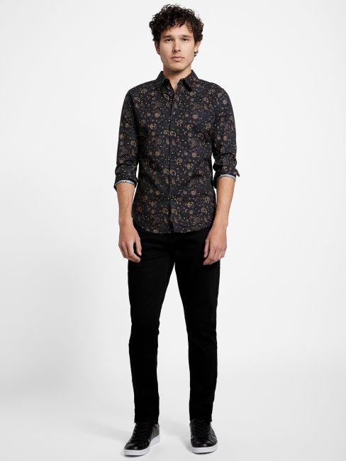 Nuisette Astro Paisley Noir De Jais Guess