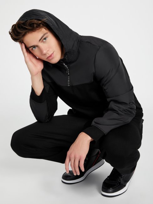 Takoda Sweat à Capuche Guess Noir De Jais