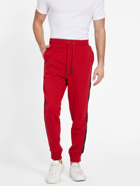 Guess Varsity Rouge Eco Marcell Logo Jogger
