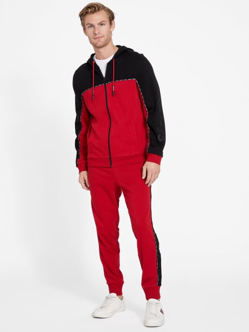 Guess Varsity Rouge Eco Marcell Logo Jogger