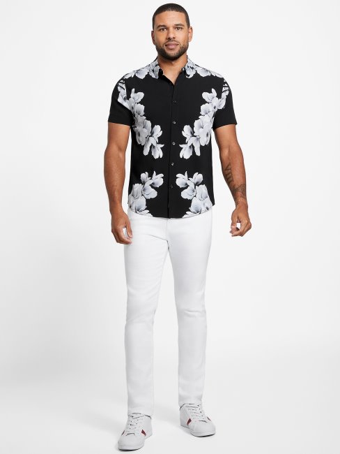 Chemise Imprimée Scout Guess Noir De Jais