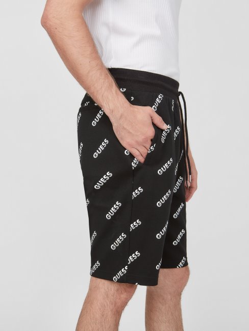 Short à Logo Noir Jais Montell Guess