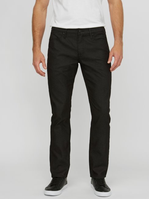 Jean Harlem Ultra-slim Zippé à Entrejambe 30'' Délavé Noir Guess