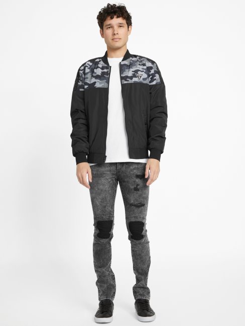 Veste De Vol Eco Terry Guess Camo Multi