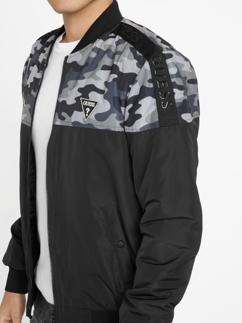 Veste De Vol Eco Terry Guess Camo Multi