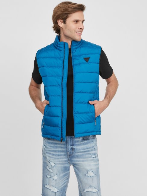 Guess Blue Ray Verry Gilet Matelassé