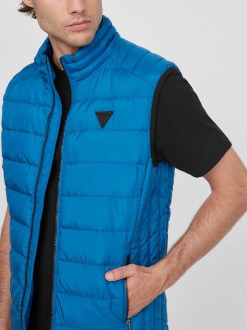 Guess Blue Ray Verry Gilet Matelassé