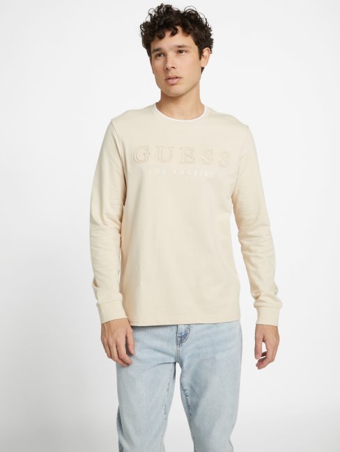 Guess Kalico Logo T-shirt à Manches Longues Chino