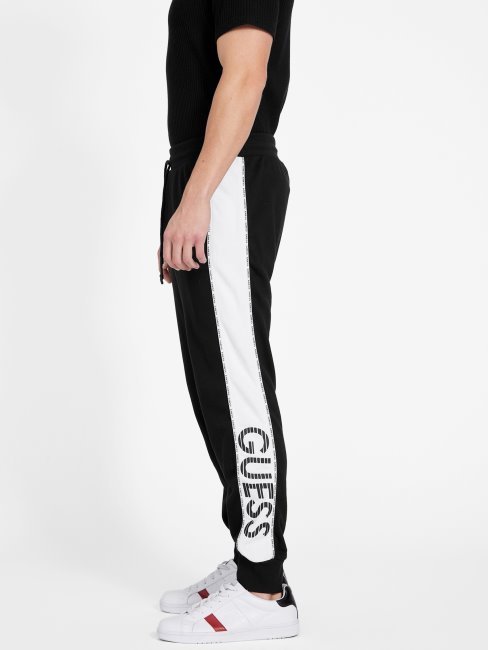 Pantalon De Jogging Eco Marcell Logo Guess Noir Jet