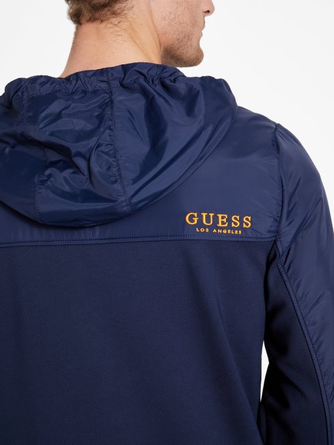 Takoda Sweat à Capuche Guess Noirci Bleu