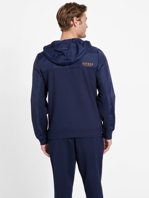 Takoda Sweat à Capuche Guess Noirci Bleu