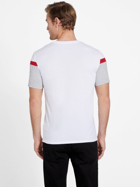 T-shirt à Col Rond Eco Gioly Blanc Pur Guess