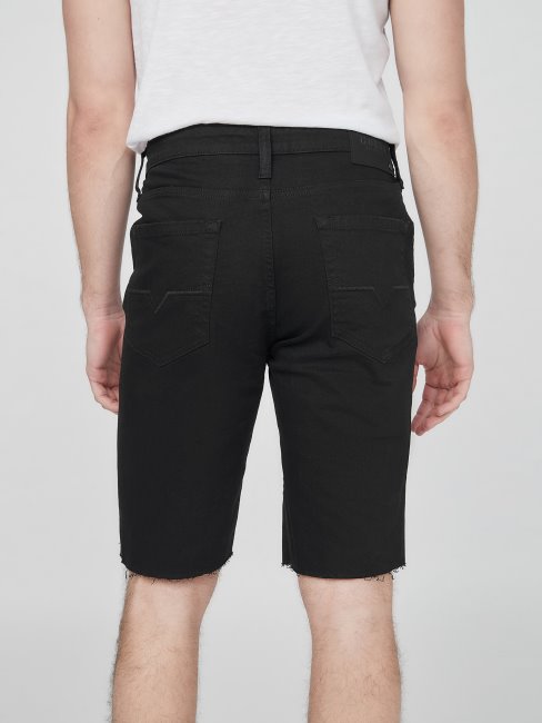 Noir Destroy Clark Destroy Court En Jean Droit Guess